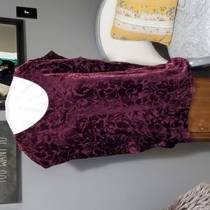 Wilfred Silk velvet tunic/dress